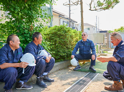 何でも相談できる職場です